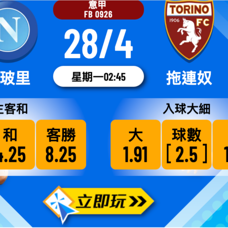 拿玻里 vs 拖連奴：三大波膽推介與入球大細分析（2025最新）