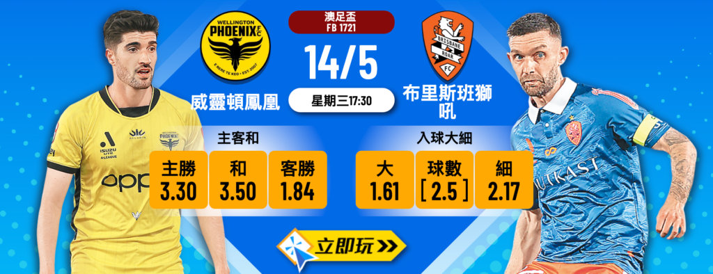 威靈頓鳳凰 vs 布里斯班獅吼