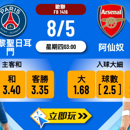 巴黎聖日耳門 vs 阿仙奴：一場值得關注的樂古波膽分析（2025全面解析）