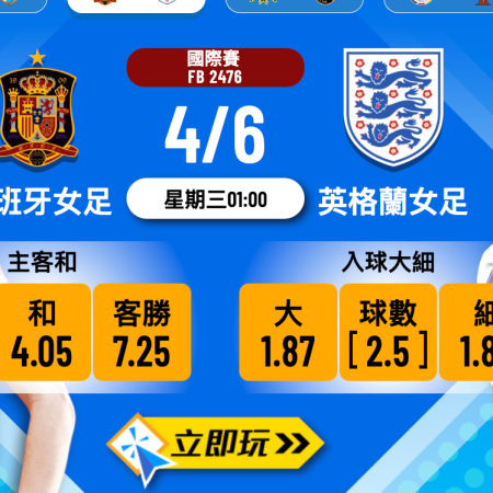 西班牙女足 vs 英格蘭女足：頂級對決樂古波膽全解析（2024最新數據拆解）