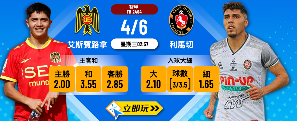 艾斯賓路拿 vs 利馬切
