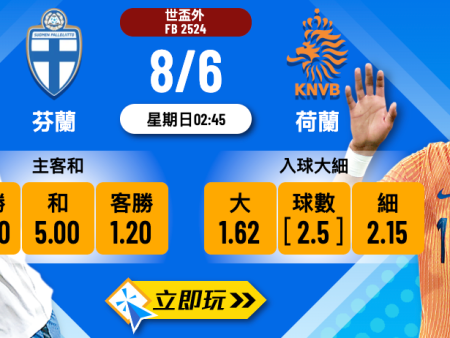 芬蘭 vs 荷蘭：一場進球盛宴的波膽全解析（2025數據推薦）