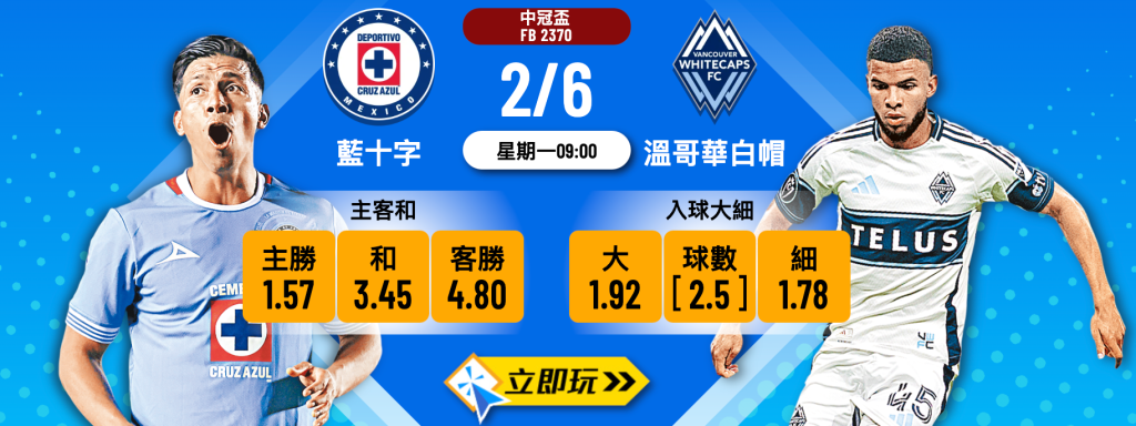藍十字 vs 溫哥華白帽