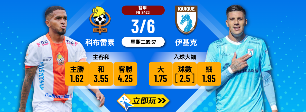 科布雷素 vs 伊基克