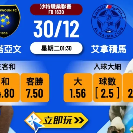 【2025波膽推介】艾塔亞文 vs 艾拿積馬：榜首大戰包尾 3 大劇本預測