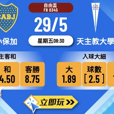 自由盃生死戰：3大理由解密小保加 vs 天主教大學波膽攻略 🔥小保加 vs 天主教大學自由盃生死戰：3大理由解密小保加 vs 天主教大學波膽攻略 🔥